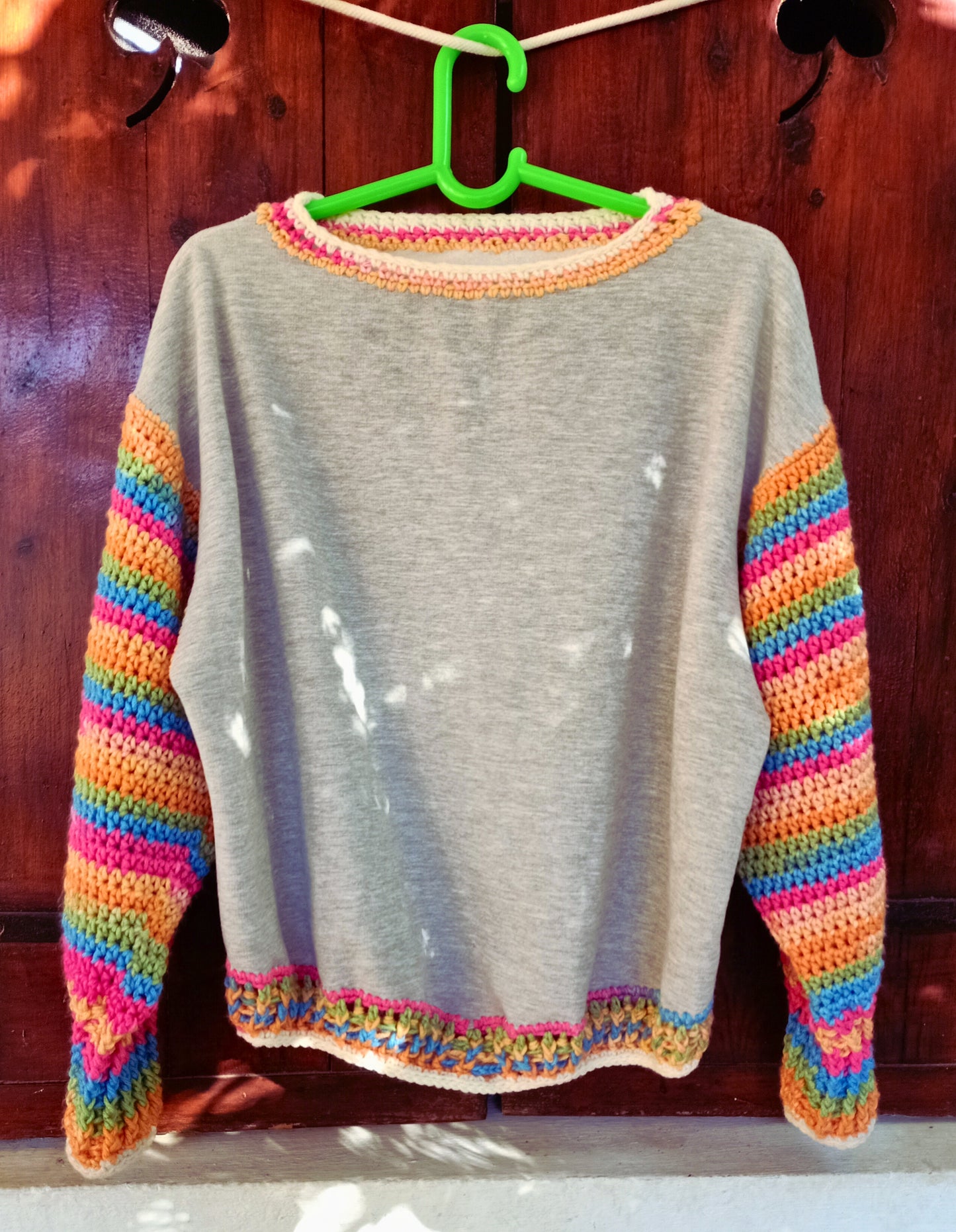 SUDADERA MANGAS ARCOIRIS